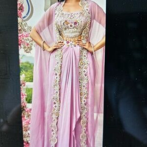 Like new lavender beaded Lehenga
